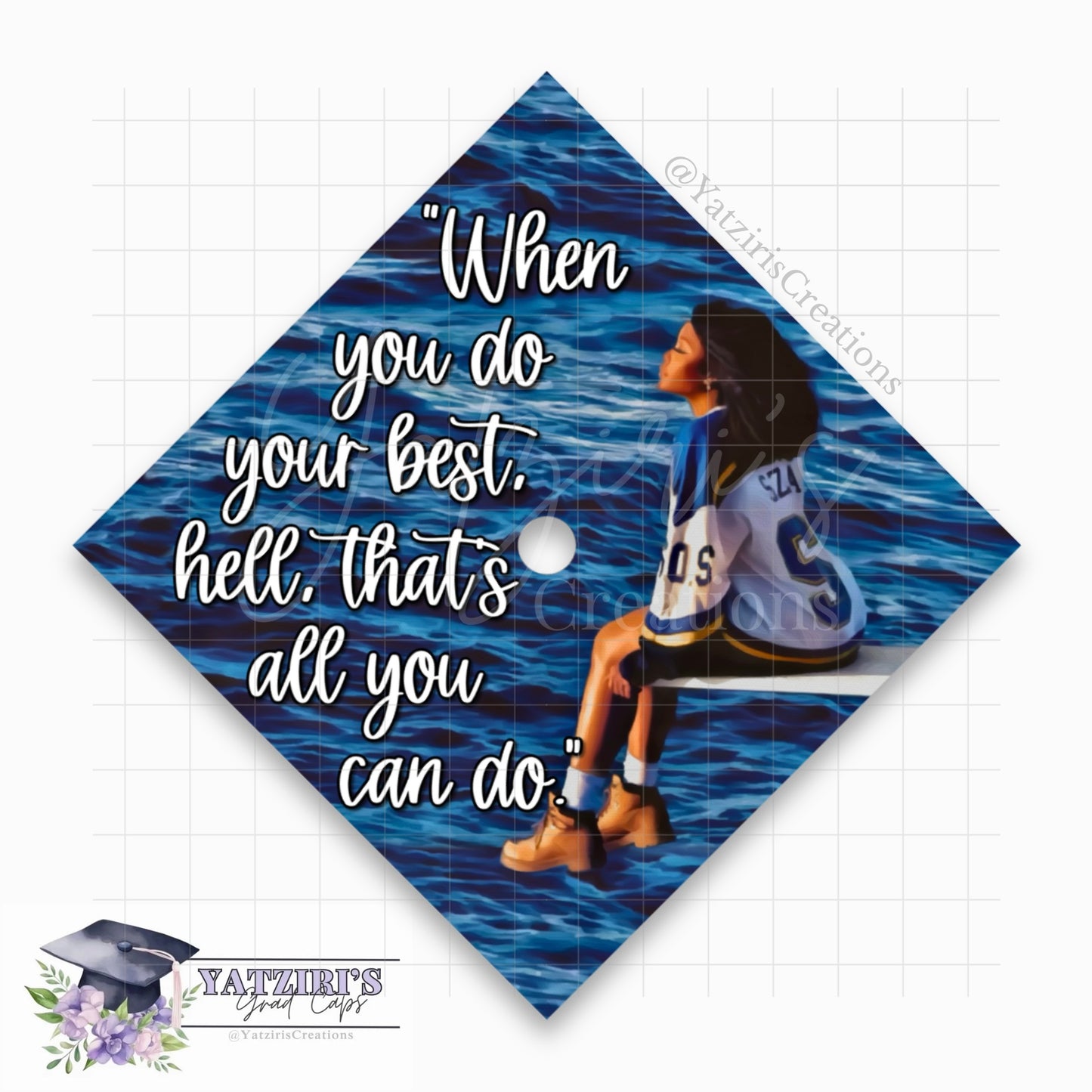 Thats All You Can Do Printed Graduation Cap Topper