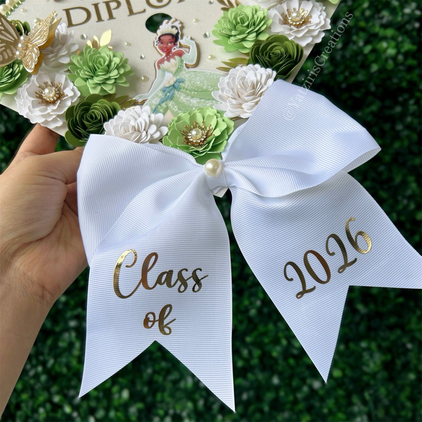 The Princess & Her Diploma Graduation Cap Topper