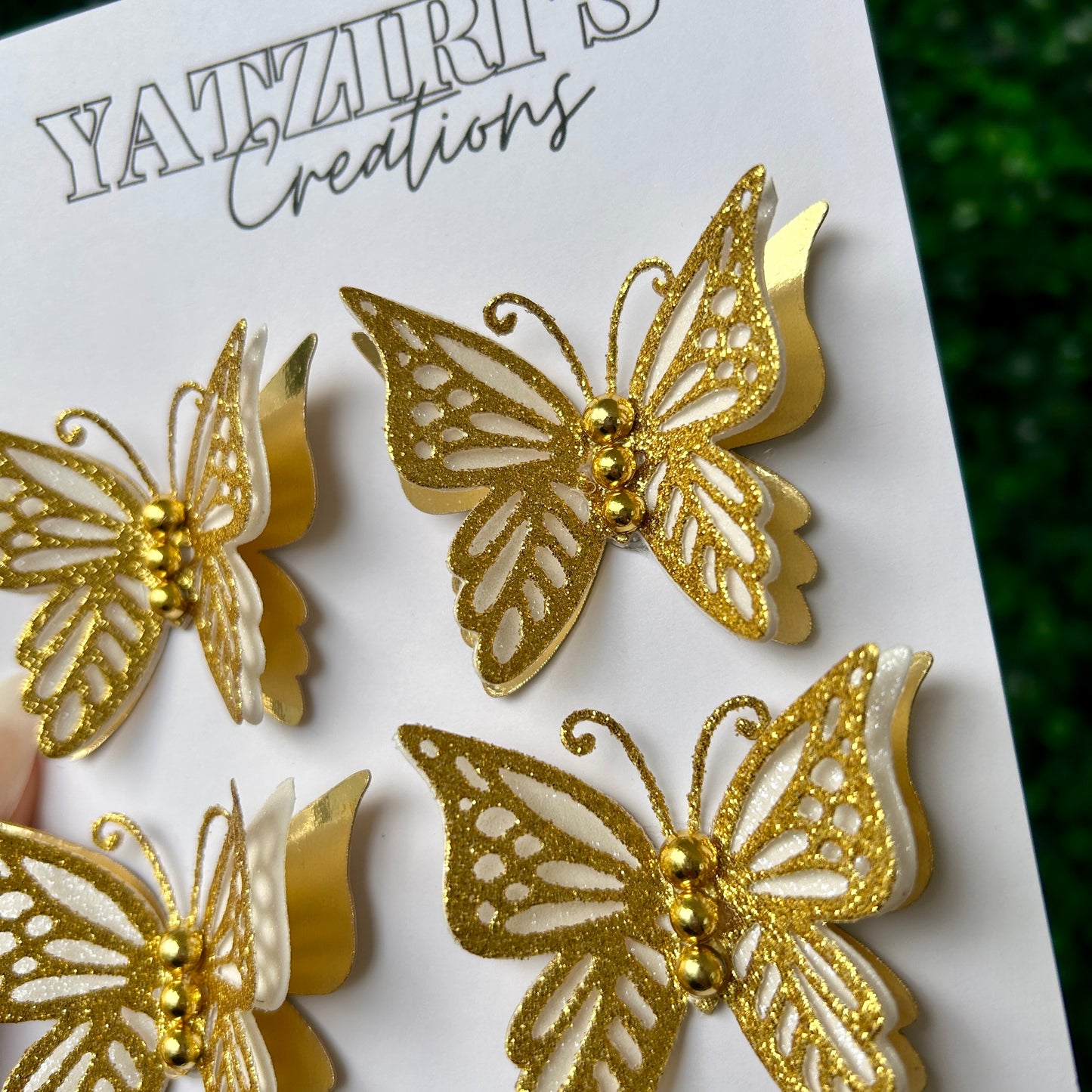 3D Layered Butterflies