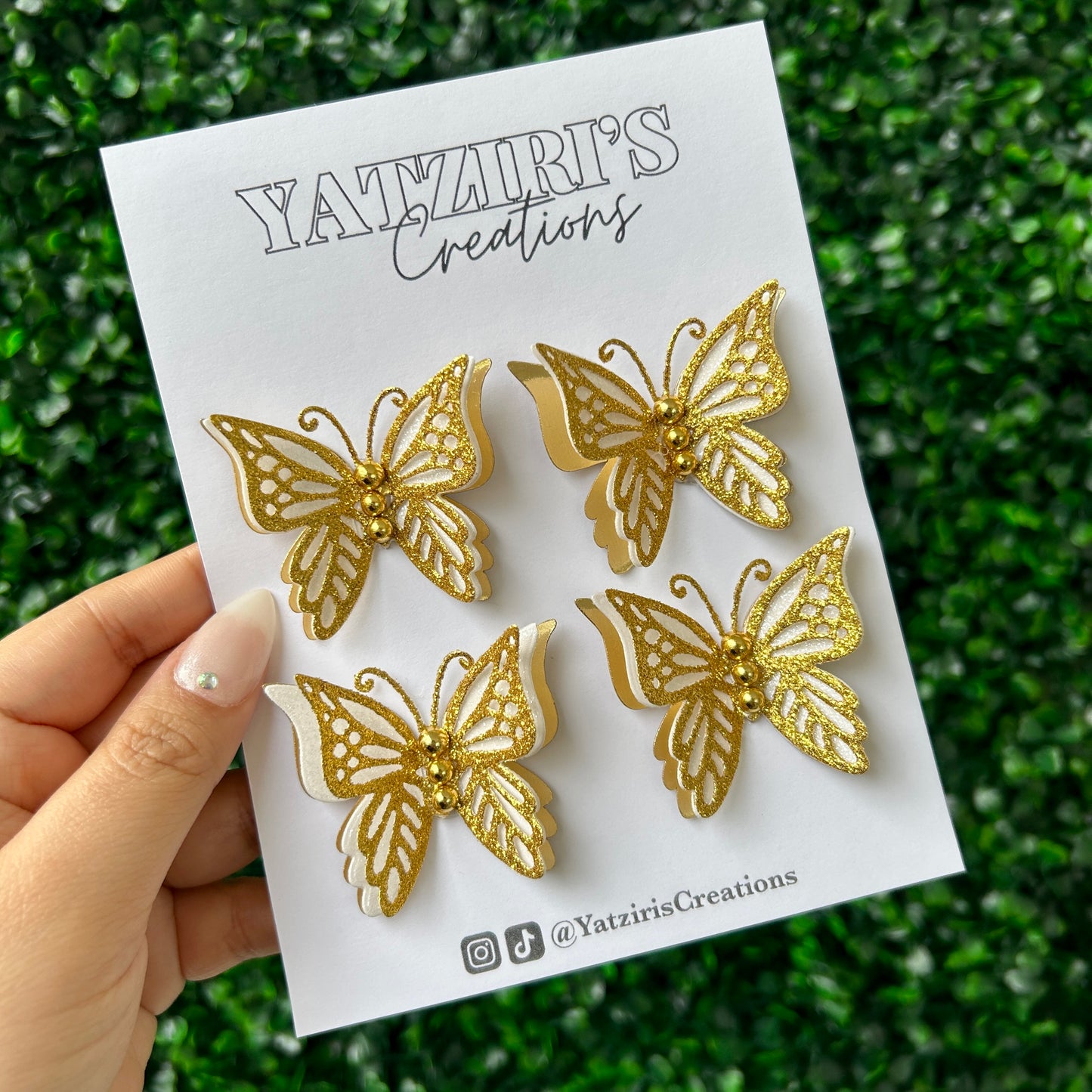 3D Layered Butterflies
