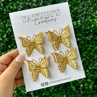 3D Layered Butterflies