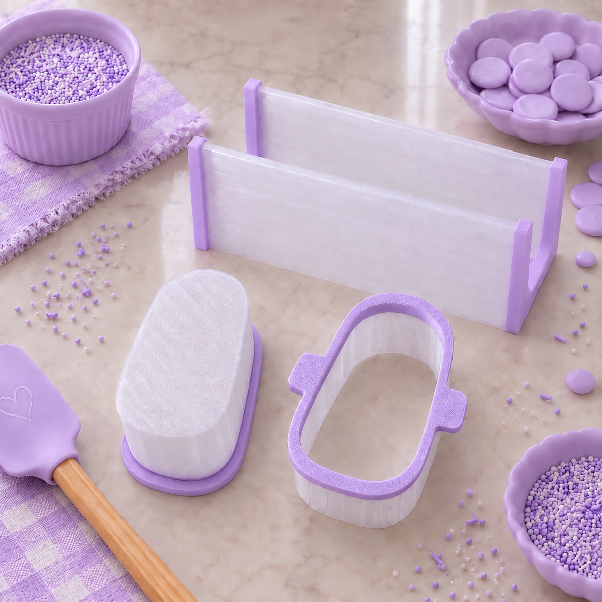 2.75’ Tapered Cakesicle Mold Set with Popper & Tray