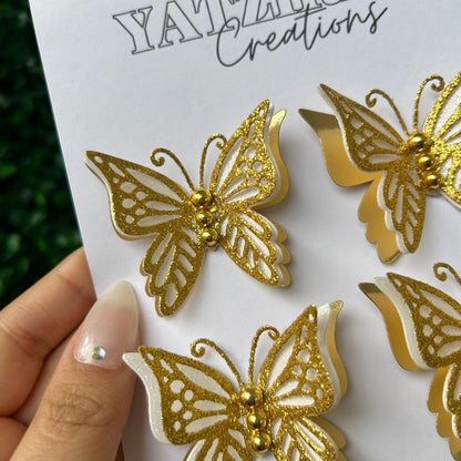 3D Layered Butterflies