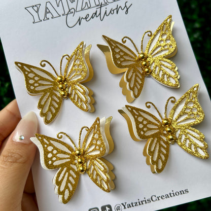 3D Layered Butterflies