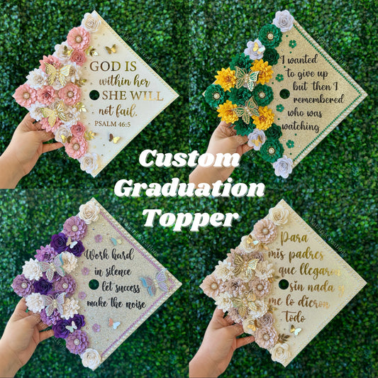 Custom Graduation Cap Topper