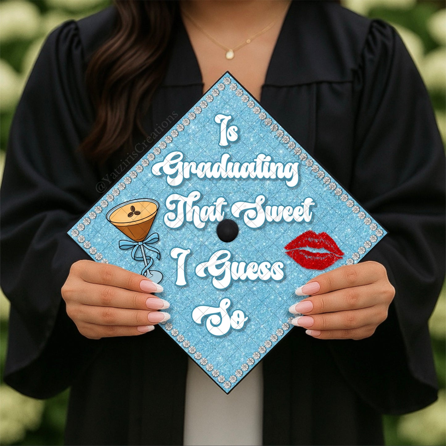 I Guess So Printed Graduation Cap Topper