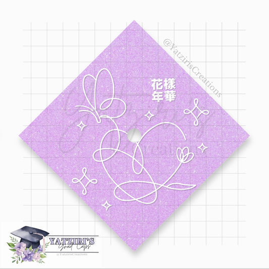 BTS Most Beautiful Moment In Life Printed Graduation Cap Topper