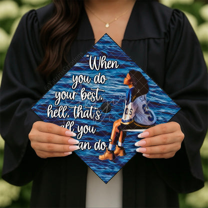 Thats All You Can Do Printed Graduation Cap Topper