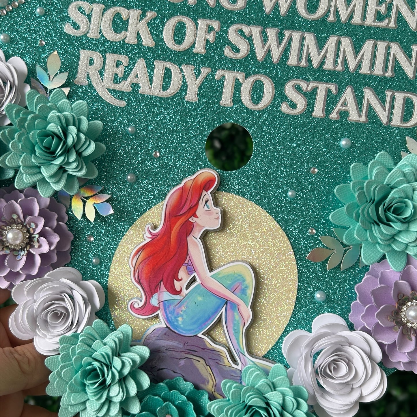 Mermaid Graduation Cap Topper