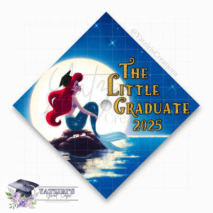 The Little Graduate Printed Graduation Cap Topper